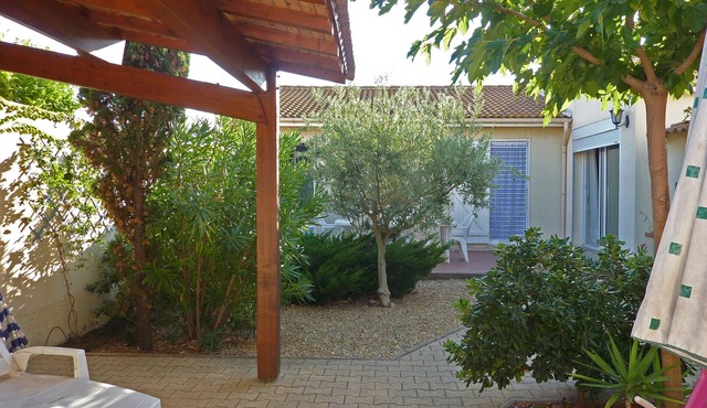 Very quiet, 437 yards away from a large sandy beach