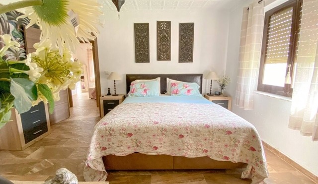 Very quiet villa with huge pool