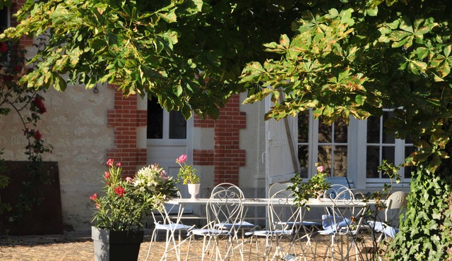Very spacious GITE 8-12 people in the courtyard of the Château
