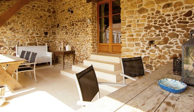 Very spacious and beautifully furnished home on a property with a heated pool.