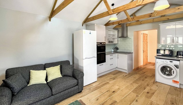 Very spacious property across the road from a lovely golden sanded beach.