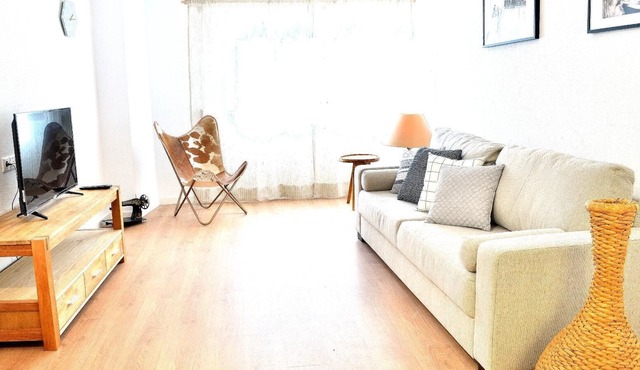 Very sunny terrace in 1 bedroom apartment