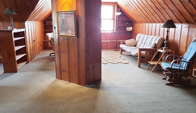 Very unique 3rd floor knotty pine loft apartment