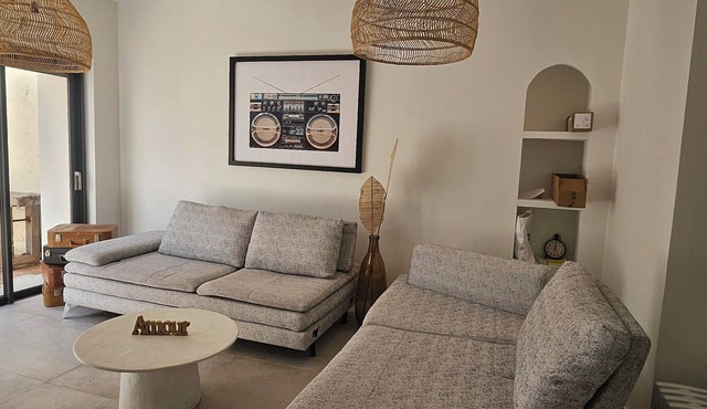 Very well located house recently renovated near city center, train station and tramway.
