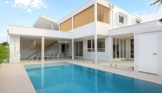 Villa Bianco | Luxe Coastal Sanctuary with Pool, Fire Pit & Games Room