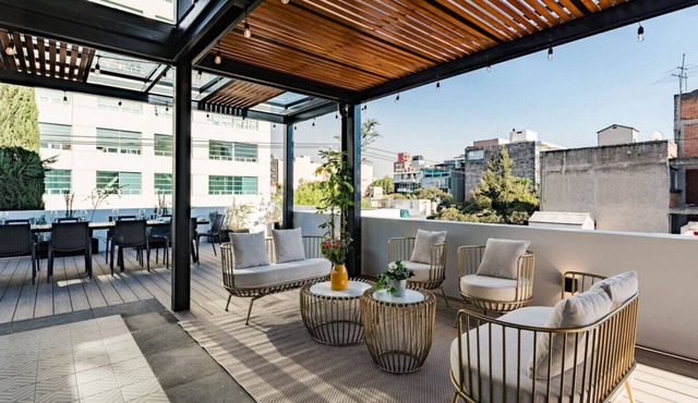 Vibrant Roma Norte w/Rooftop, BBQ | FIFA World Cup