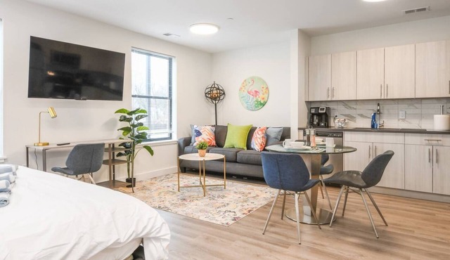 Vibrant Studio KING ! Free Parking ! 30 min to NYC