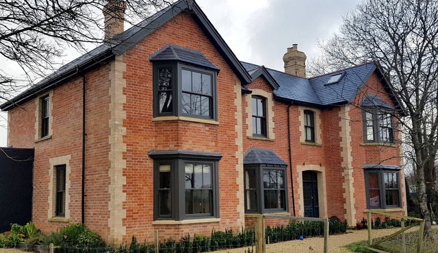 Victorian Farmhouse with land and lake near Bruton