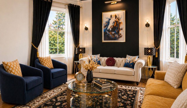 Victorian Prime Spot 6 Beds Mins 2 UL/Downtown Fire Pit Speakeasy Luxe Amenities