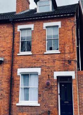 Victorian red-brick home in picturesque market town