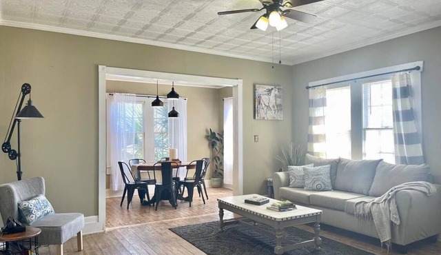 Vidalia Sweet Onion Home in Downtown Lyons, with King Bed-Travel Workers Welcome