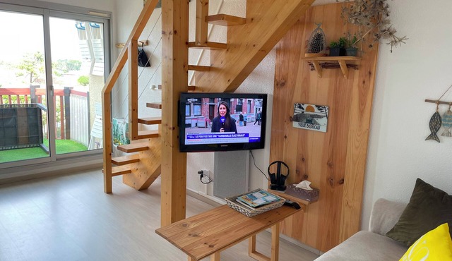 Vieux Boucau near the marine lake