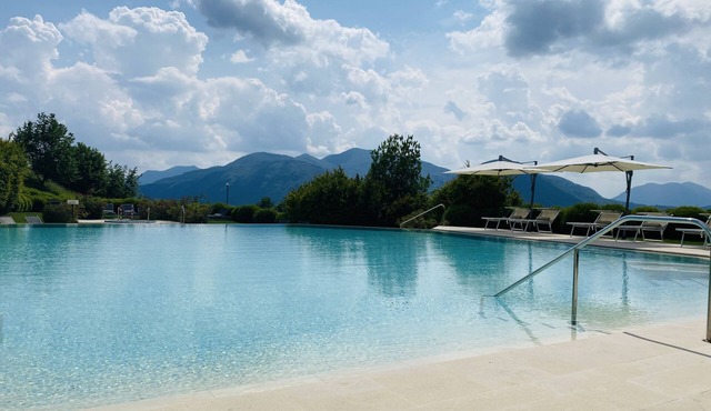 View apartment in the five-star Resort Collina d'Oro with access to the SPA.