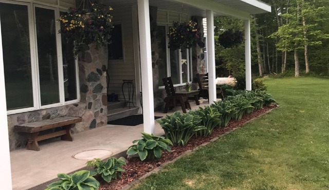 View of Majestic Keweenaw Bay, Sauna, Hot tub, Swimming Pool, & More!