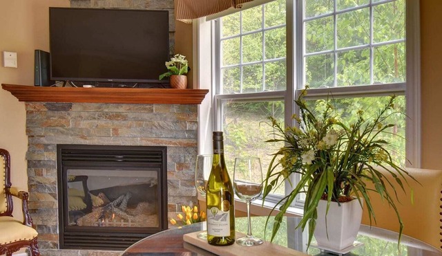 View on the mountain, in the heart of St-Sauveur - studio