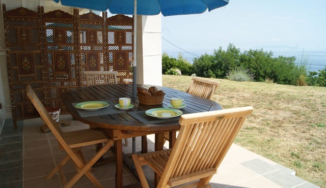 View on the Sea in Northern Corsican Cape