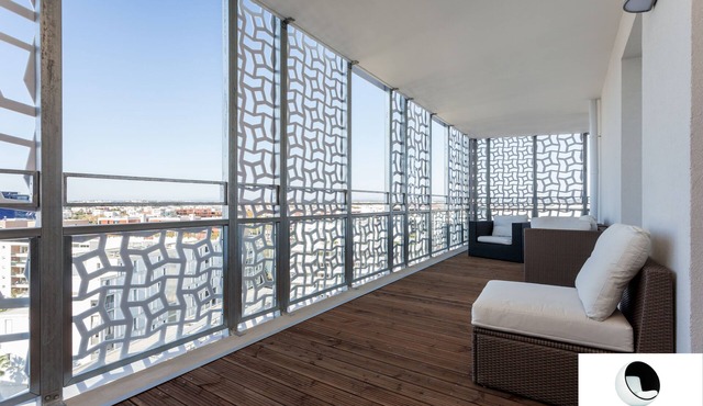 View & terrace XXL Montpellier Port Marianne