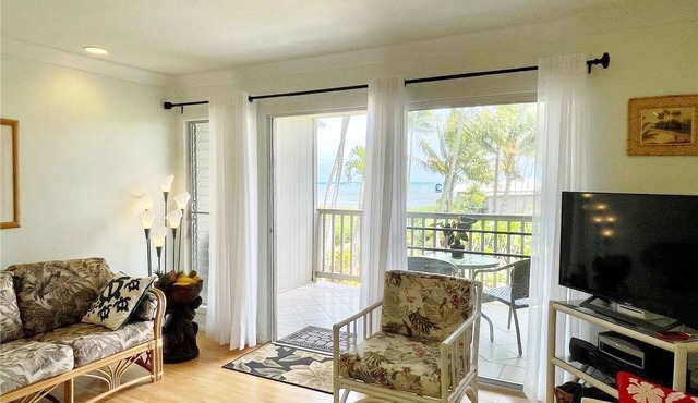 View the Ocean & lush natural, tropical landscape of East Molokai.