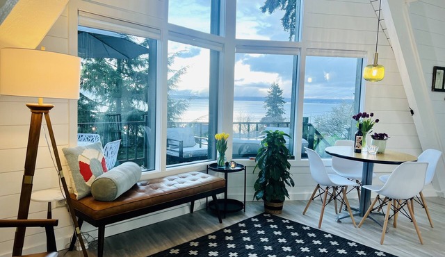 Views, Hot Tub, Beach Access - Cabin on Camano!