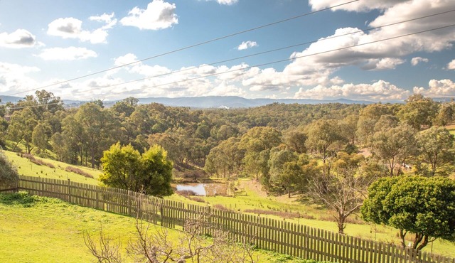 Views, nature, cosy, close to wineries and hiking, campfire, dogs welcome