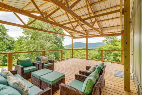 Views on 12 Acres Ozark Mountain Cabin!
