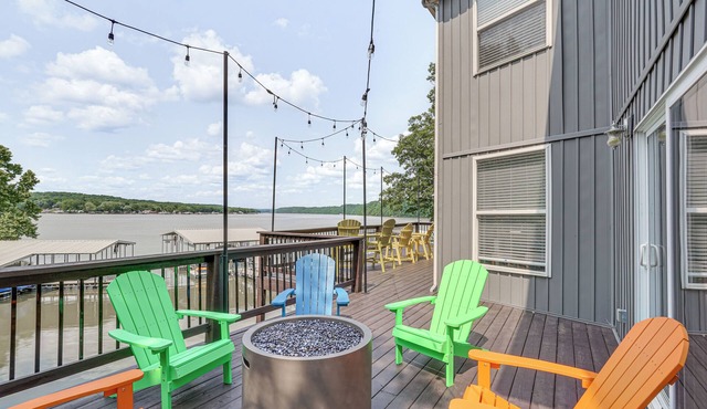 Views & Private Dock: Lake of the Ozarks Retreat!