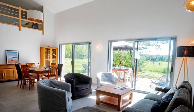 Villa à Messanges vue Large sur la Forêt 3 km de la Plage 5km du Golf de Moliets