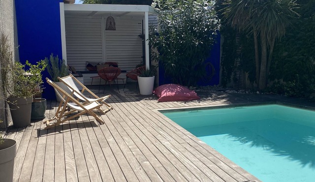 Villa à Montpellier Avec Piscine - Jusqu'à 7 Personnes - 20 min Plage