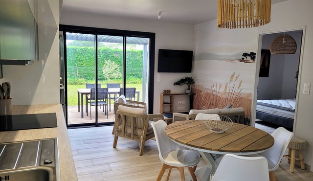 Villa Øbréa - F3 new 200m beach and market+garden