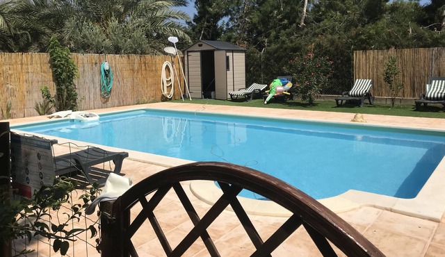 villa 11 people with pool and fenced-Alicante