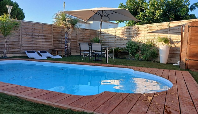 Villa 110m2 Avec Piscine Très Bonne Emplacement 10mn à Pied Plages et Commerces