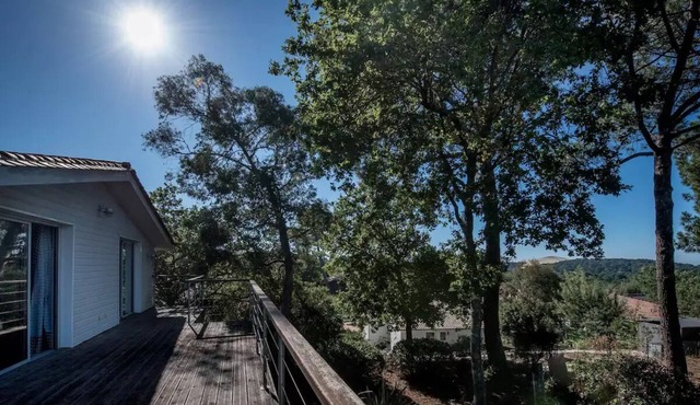 Villa 12 Couchages Pyla/mer Grand Jardin Plage à 800 m ,vue Dune, Calme Absolu