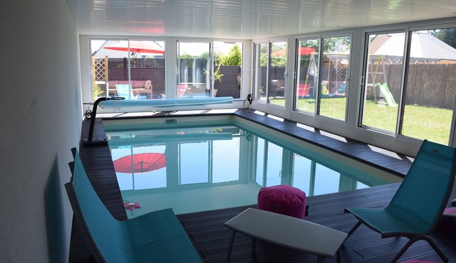 villa 12 pers. with indoor pool heated classified 4 stars