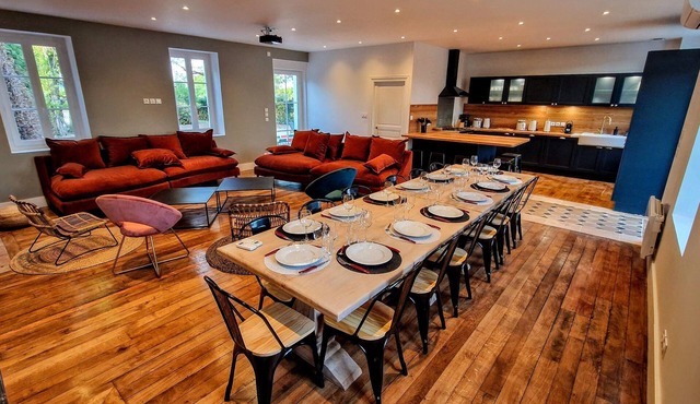 Villa 1848/Heated swimming pool all time/Sauna/Billiards/Table football