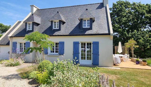 Villa 300m beach of white sands has Concarneau - Wi fi, garden