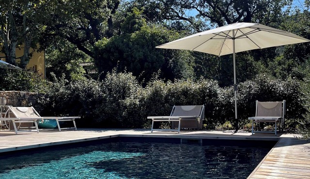 Villa 4* Les Mûriers with swimming pool in a vineyard 3 suites 3-7 pers