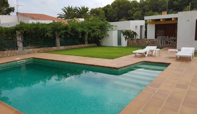 Villa 6 pax in Tres Calas quiet 300m from the beach Private Pool Barbecue Wi-Fi