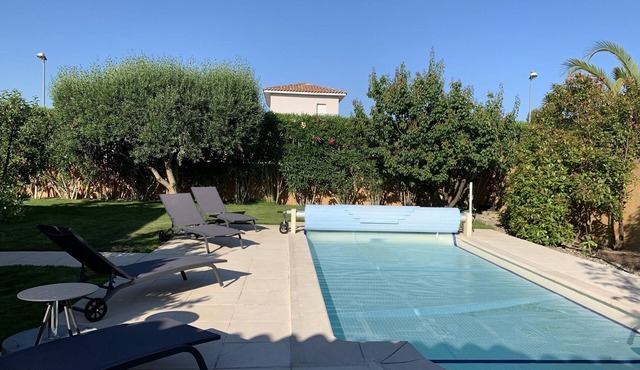 Villa 6 pers with swimming pool near Sète and Bassin de Thau