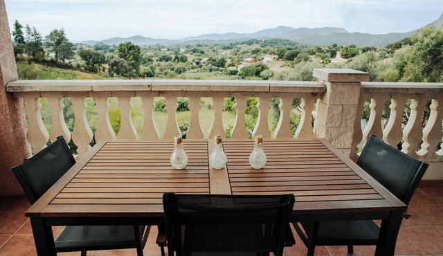 Villa 8 people, Gravone valley, exceptional view of Ajaccio