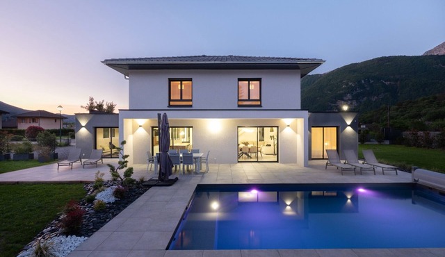 Villa 8 people Pool Recroom Lac Annecy