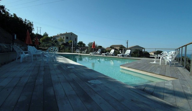 Villa a casa di san filippu seaside, panoramic view of the gulf