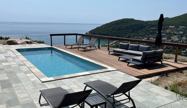 Villa A Roccia entre mer et montagne avec piscine privée