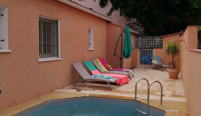 Villa air-conditioned vacations, cure, Amélie/Arles with swimming pool Animals accepted.