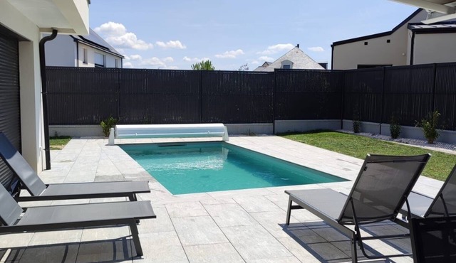 Villa Almaé - Maison neuve proche plages avec piscine chauffée