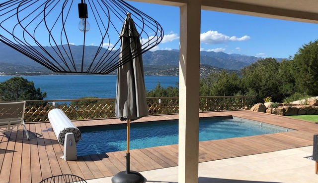 VILLA ALTA-ROCCA - 3CH - CLIM - SEA VIEW - PRIVATE POOL HEATED - NEAR BEACH