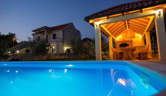 Villa Ane with the pool