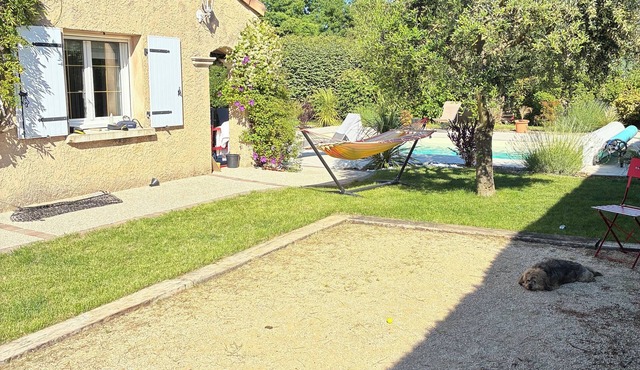 Villa at the foot of a picturesque Vivarais village