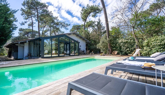 Villa au Pyla avec Piscine, Plage & Dune à pied