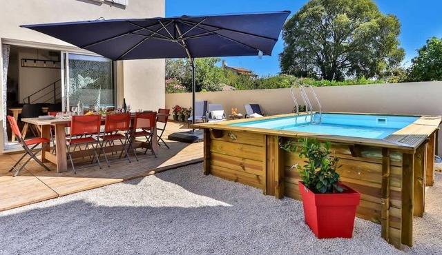 Villa avec piscine & pétanque Alpilles – 8 pers