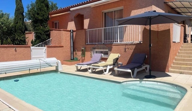 Villa Avec Piscine,barbecue,terrasse,proche de la Mer. Idéal Pour les Familles
